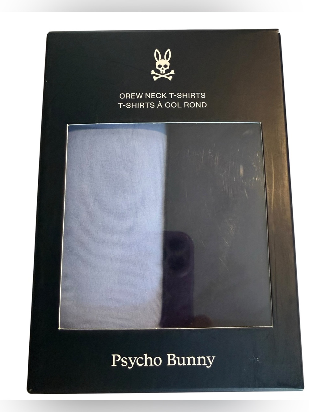 Psycho Bunny Men’s Size Medium Pack of 2 blue crew neck t shirts NWT
